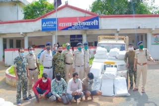 Kawardha police seized hemp