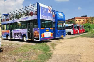 Double decker buses