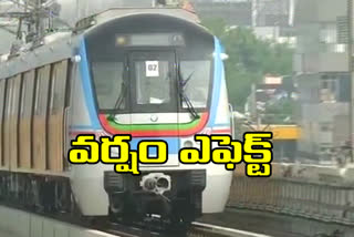 rain effect on metro services in hyderabad