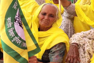 Farmers stage indefinite dharna outside BJP leader Surinder Garg's residence