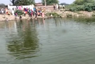 Child dies due to drowning in pond