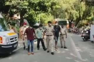 Pathankot police arrested two including a minor in a theft case