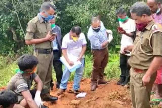 Octogenarian buried alive