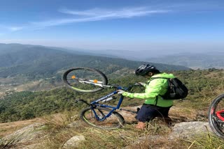 mountain biking