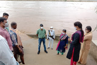 raising of river water level