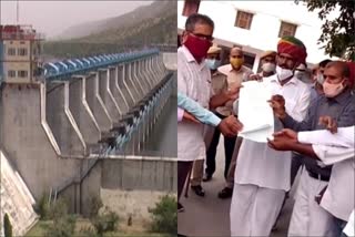 bisalpur dam,  farmers protest in tonk
