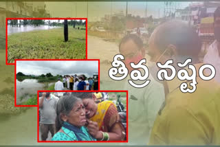 యాదాద్రి జిల్లాలో వర్ష బీభత్సం... పొంగిన వాగులు, వంకలు