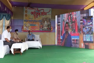 chief-minister-virtually-inaugurated-of-durga-puja-mandap