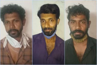 Theft in Tirur  Theft in Tirur Three arrested  Theft in Tirur  വീട് കുത്തി തുറന്ന് മോഷണം  തിരൂരില്‍ മോഷണം  മൂന്ന് പേര്‍ അറസ്റ്റില്‍