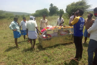 nandini funerals completed at kaliambakam village