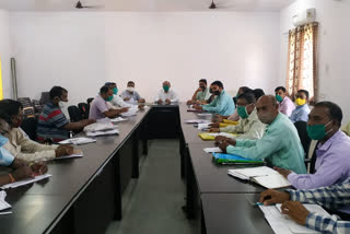 Review meeting of development plans