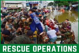 Army carry out rescue and relief operations