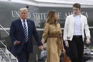 rump's son Barron tested positive for COVID-19