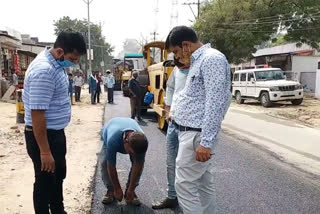 बनना शुरु हुई मनिका रोड