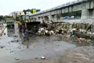 flood flow decreases on musarambhag bridge