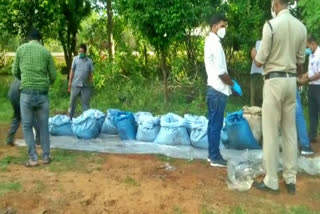 explosives found from house