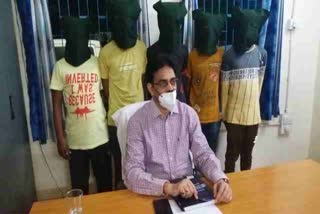 5 cyber criminals arrested in jamtara, cyber crime  in jamtara, crime news of jamtara, जामताड़ा में 5 साइबर अपराधी गिरफ्तार, जामताड़ा में साइबर अपराध, जामताड़ा में अपराध की खबरें