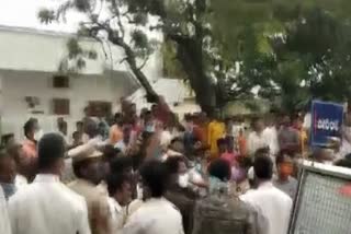 Locals hurled slippers at MLA