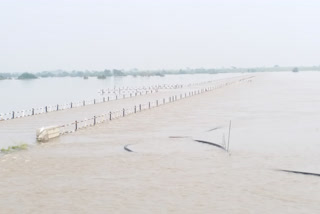 flood in Raichur due to heavy rain