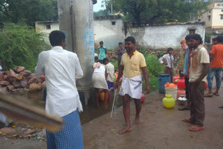 Drinking water problem for Dalit Keri in Waganegera village