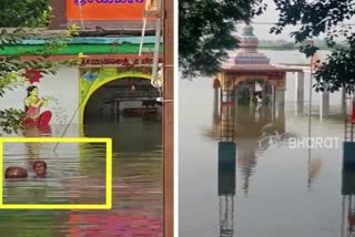 worship in the temple which drowned in Bhima river