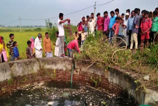 dead body of a young man found from a well in chatra