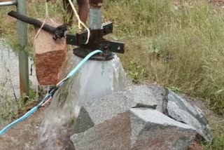 water coming  again from borewell