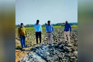 Fines for burning stubble in the fields of mundka