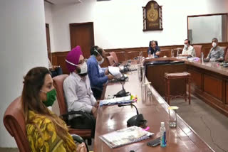 chief secretary vijay vardhan held a meeting with officials for festival session sop