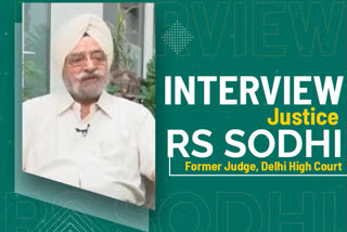 Former judge of Delhi High Court, Justice RS Sodhi