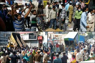 Solan cleanliness workers protest