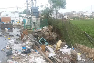 katora house wall collapsed due to flood in hyderabad