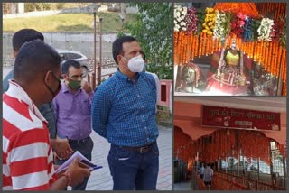 DC Sandeep Kumar inspected the preparations for Navratri in Una