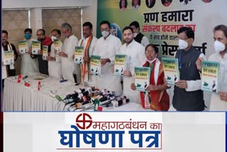 Election manifesto of mahagathbandhan