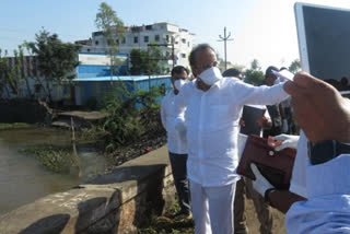 Ajit Pawar inspects areas affected by heavy rains