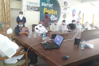 Rana KP, present  of the video conference of the second phase of the Smart Village campaign