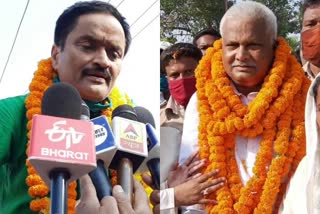 बहादुरपुर से आरके चौधरी तो हायाघाट से भोला यादव ने किया नामांकन, rk choudhary and bhola yadav filed nomination in darbhanga