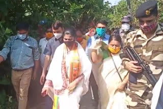 Bjp leader Bharati Ghosh criticised tmc government in Jalpaiguri