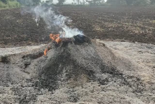 The fire of soybeans in my  farm is due to political enmity said  ravikant tupkar in buldhana