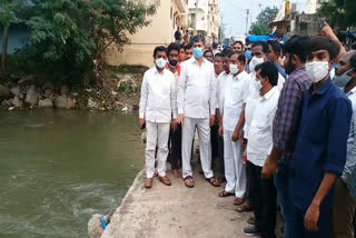 tdp state president l. ramana visited aminpur in sangareddy district