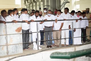 minister srinivas goud visit kalwakurthy lift irrigation