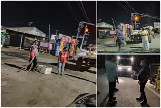 Night cleaning campaign in Ranchi regarding Durga Puja, news of Ranchi Municipal Corporation, cleanliness drive at night in ranchi, दुर्गा पूजा को लेकर रांची में रात में सफाई अभियान, रांची नगर निगम की खबरें, रांची में रात में सफाई अभियान