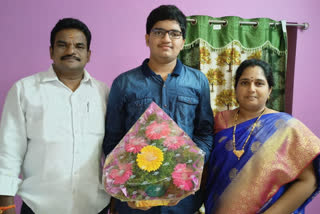 neet ranker with his patents