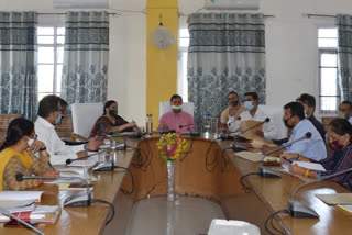 DC Sirmour Dr. RK Paruthi organized meeting with officials regarding PMAGY