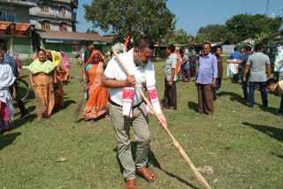 swachh bharat abhiyan by BPF in Baksa