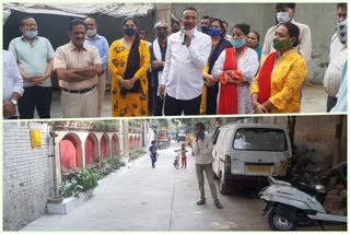 inauguration of rmc road of shiva temple in punjab garden area