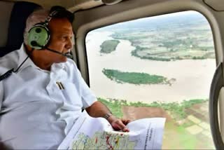 CM aerial survey of flood-prone districts on the oct 21st