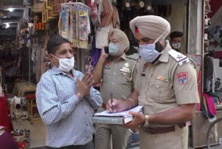 Special Police Campaign Against Illegal Occupancy In Ludhiana Markets