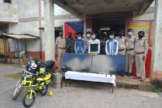 jagdalpur police arrested 3 accused with stolen goods worth lakhs of rupees