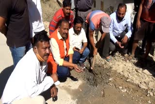 bjp-leader-demanding-quality-check-of-allweather-road-project-in-pithoragarh